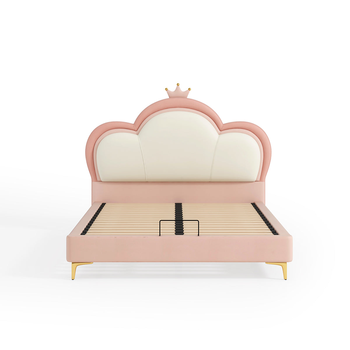 pink cloud princess bed with mattress all pink 11
