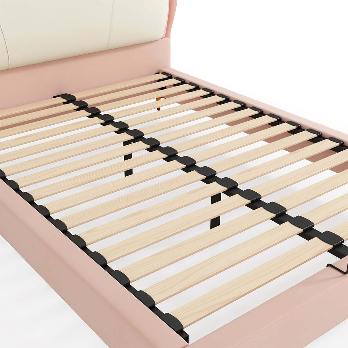 pink cloud princess bed with mattress all pink 13