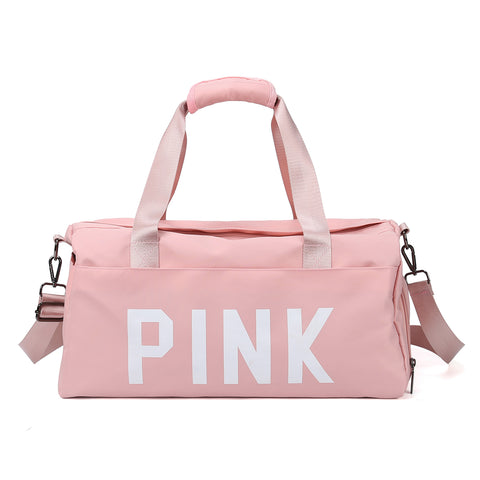 PINK Women Waterproof Carry-on Gym Bag