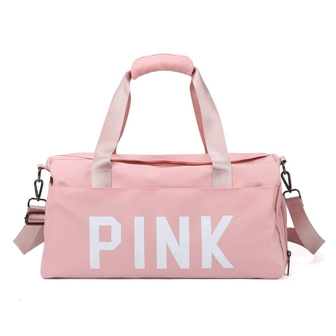 PINK Women Waterproof Carry-on Gym Bag