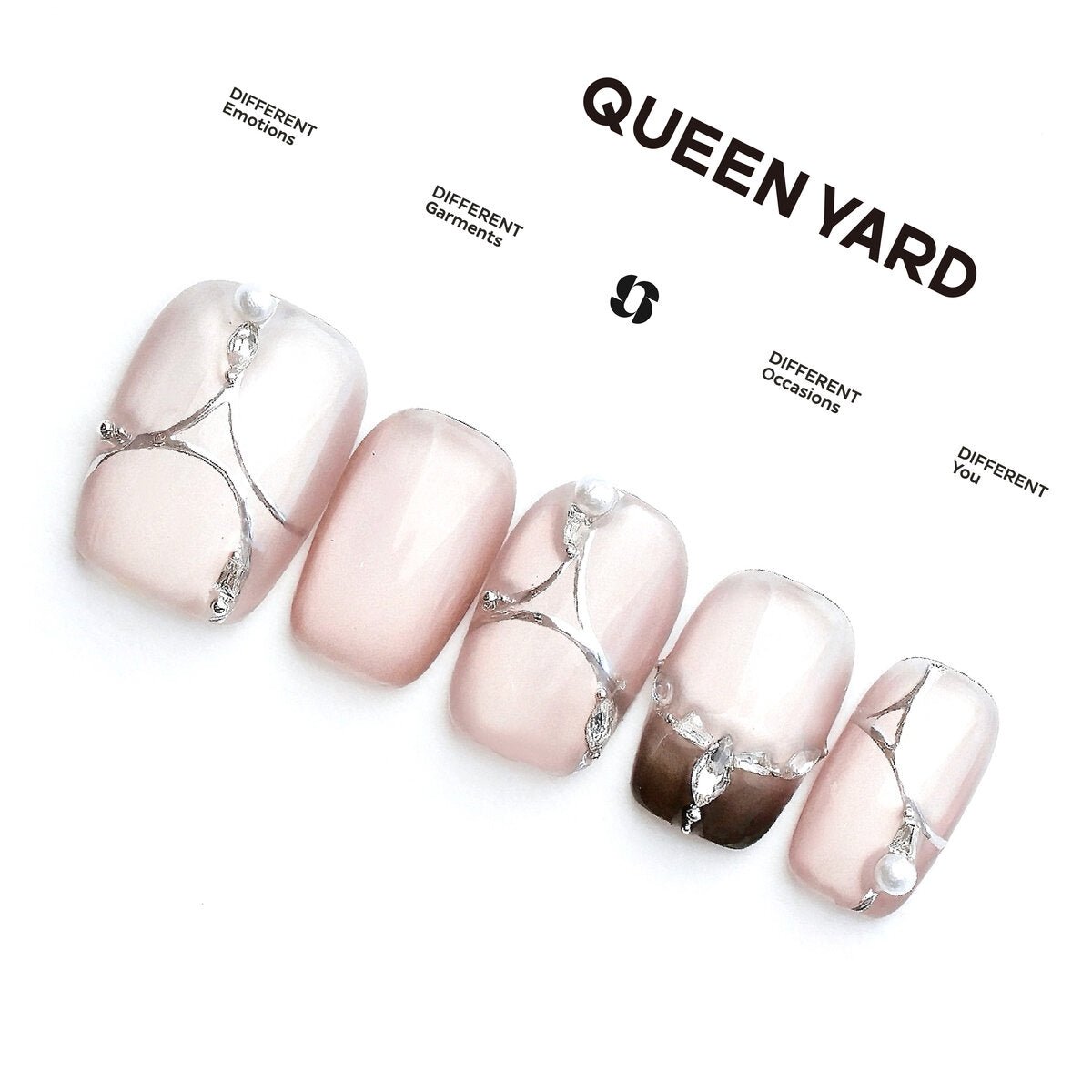 Plain Water 3D Press-On Nails
