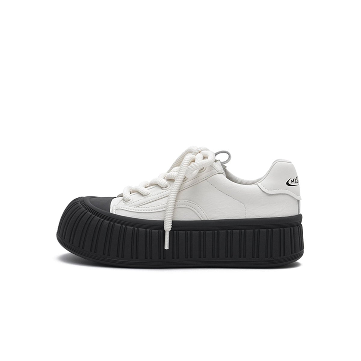 platform chunky sports sneakers all black 1