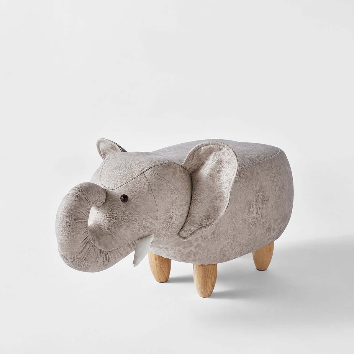 playful elephant kids grey stool all 4