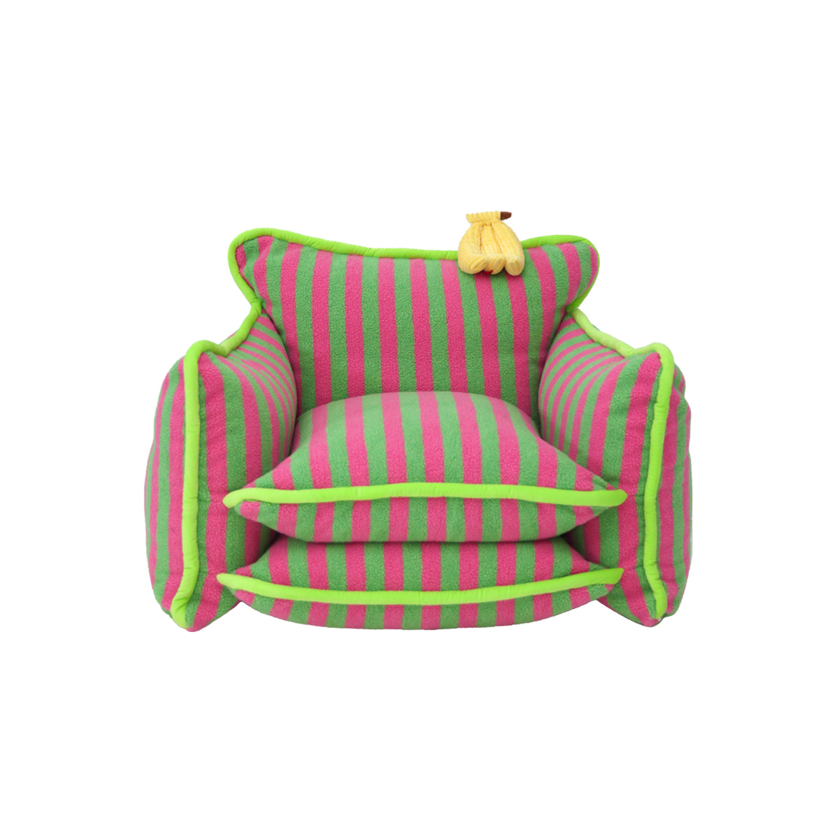 playful mind striped lazy sofa chair pink 4