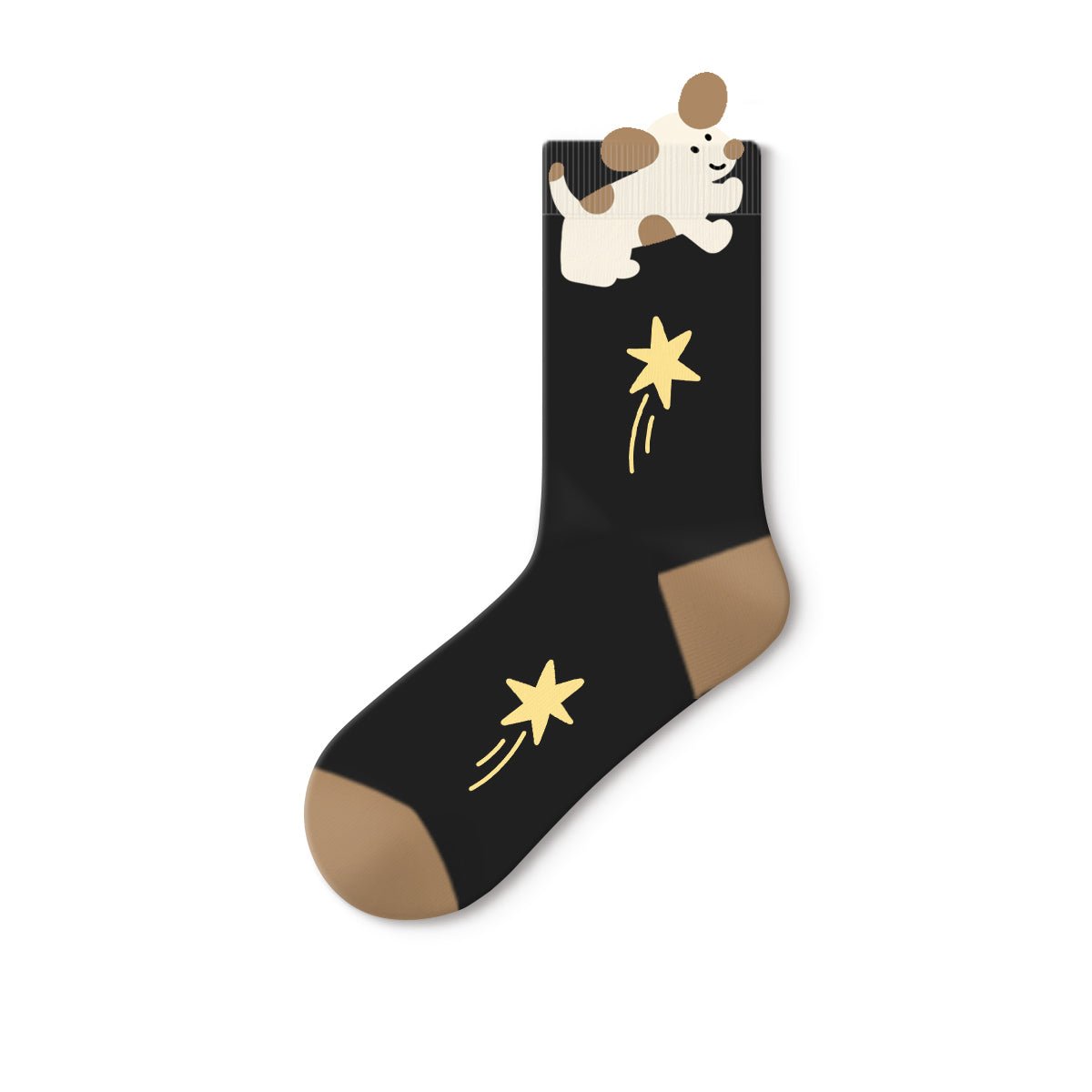 Playing Diary Cute 3D Cuff Mid - Calf Socks – Women's 5 - Pair All - Season Kawaii Set