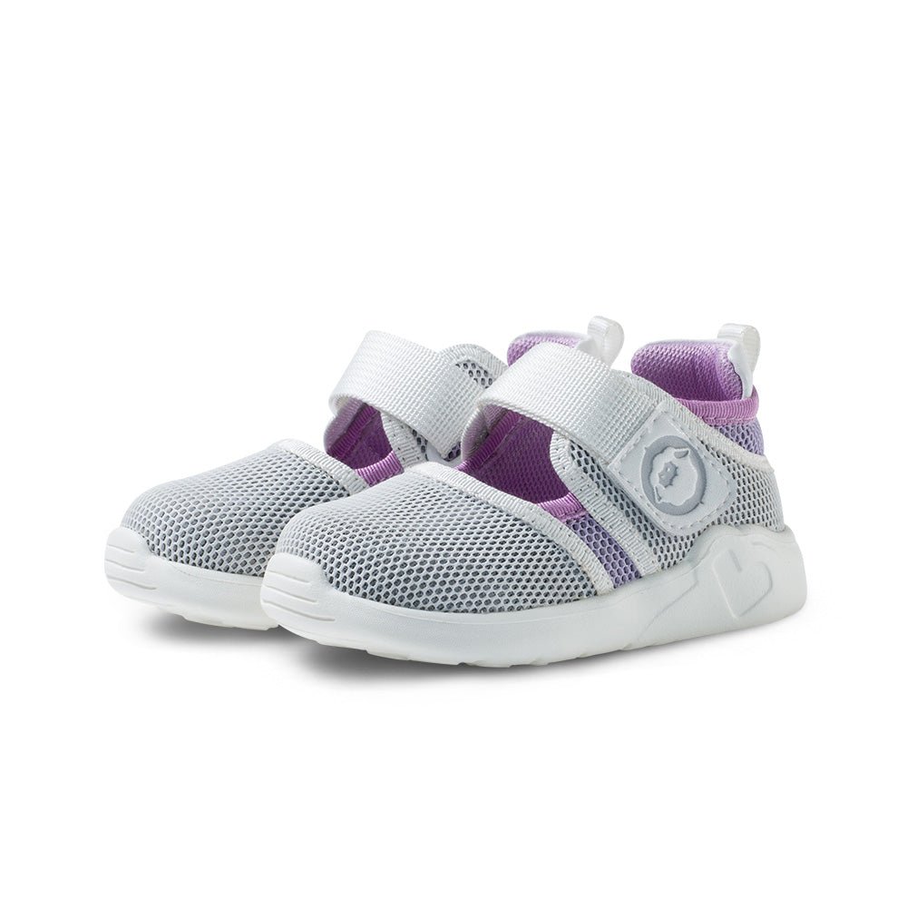 playtime soft sole non slip pre walker unisex baby sneakers all grey 3