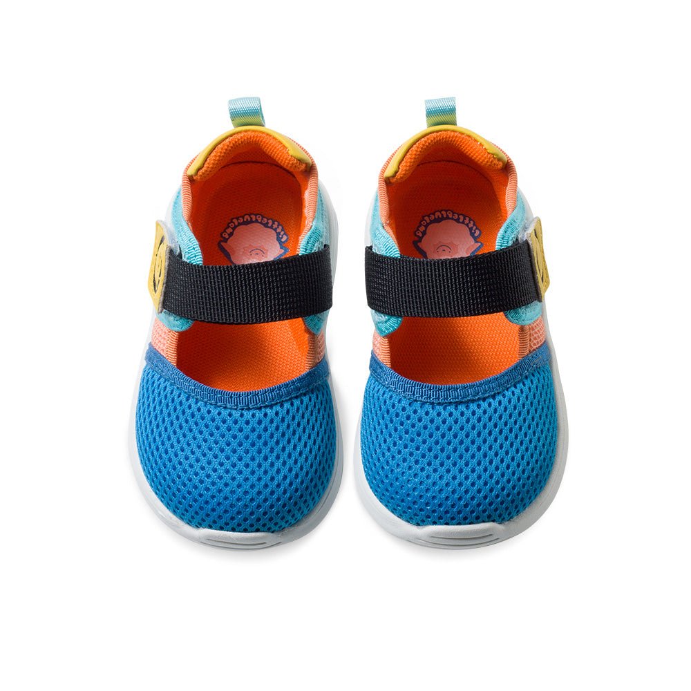 playtime soft sole non slip pre walker unisex baby sneakers all blue 5