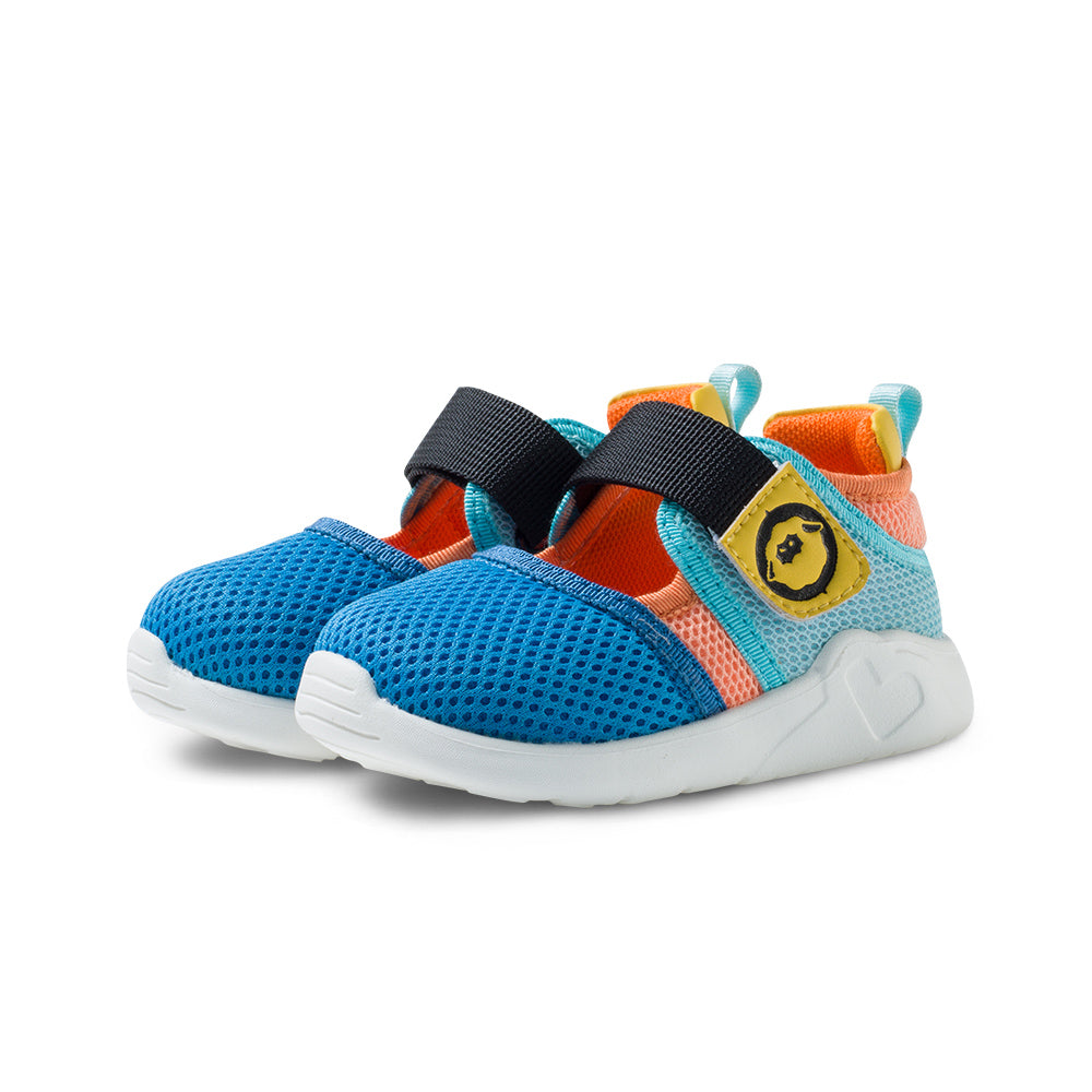 playtime soft sole non slip pre walker unisex baby sneakers all blue 3