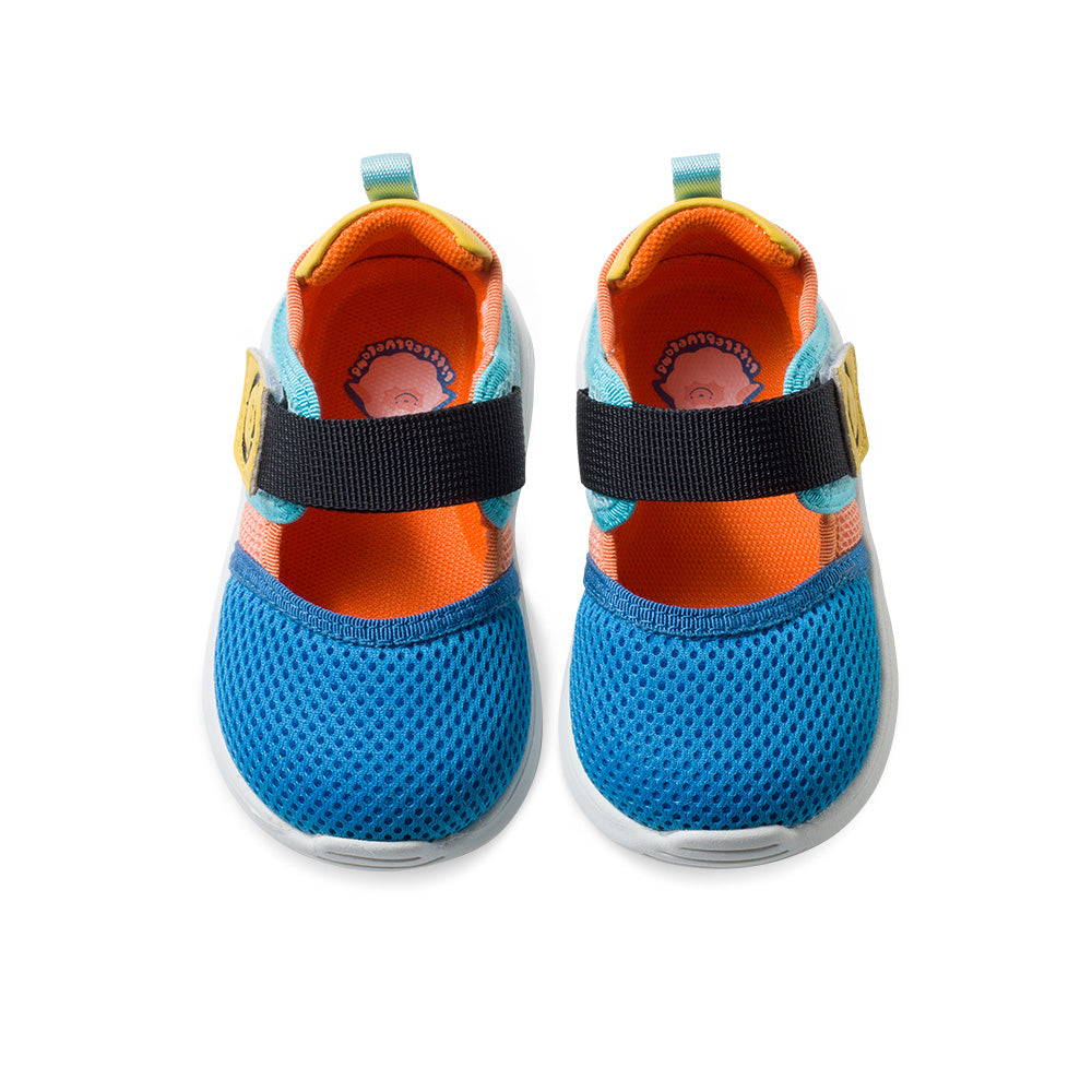 playtime soft sole non slip pre walker unisex baby sneakers all blue 5
