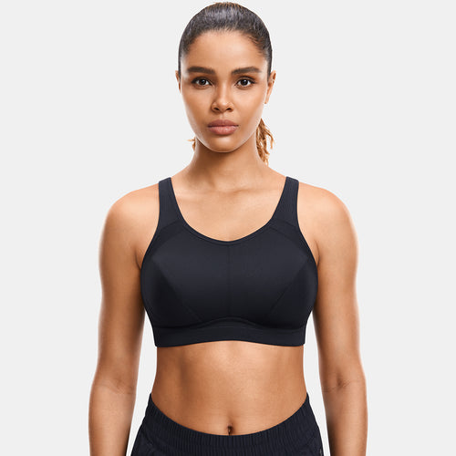 Plus Size High Support Full Coverage Padded Wireless Bra