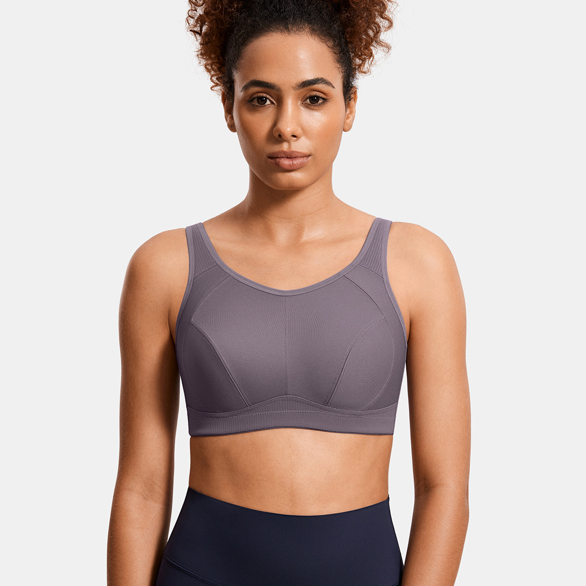 Plus Size High Support Full Coverage Padded Wireless Bra