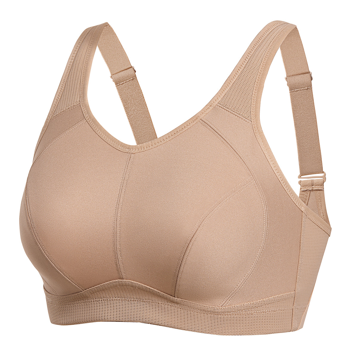Plus Size High Support Full Coverage Padded Wireless Bra