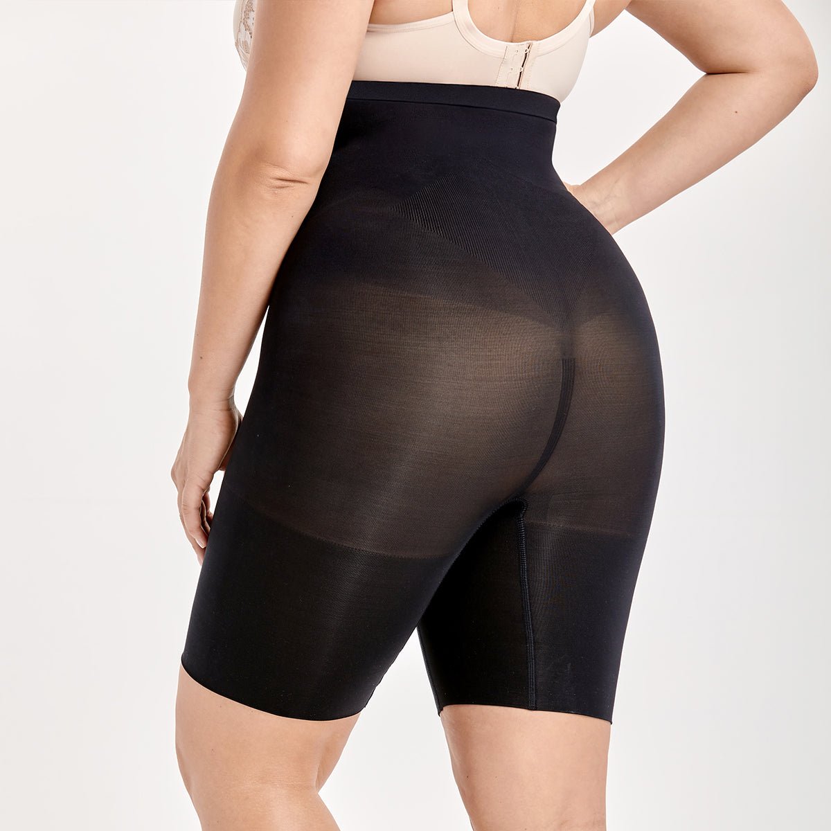 Plus Size High Waist Tummy Control Thigh Slimmer Shapewear Shorts