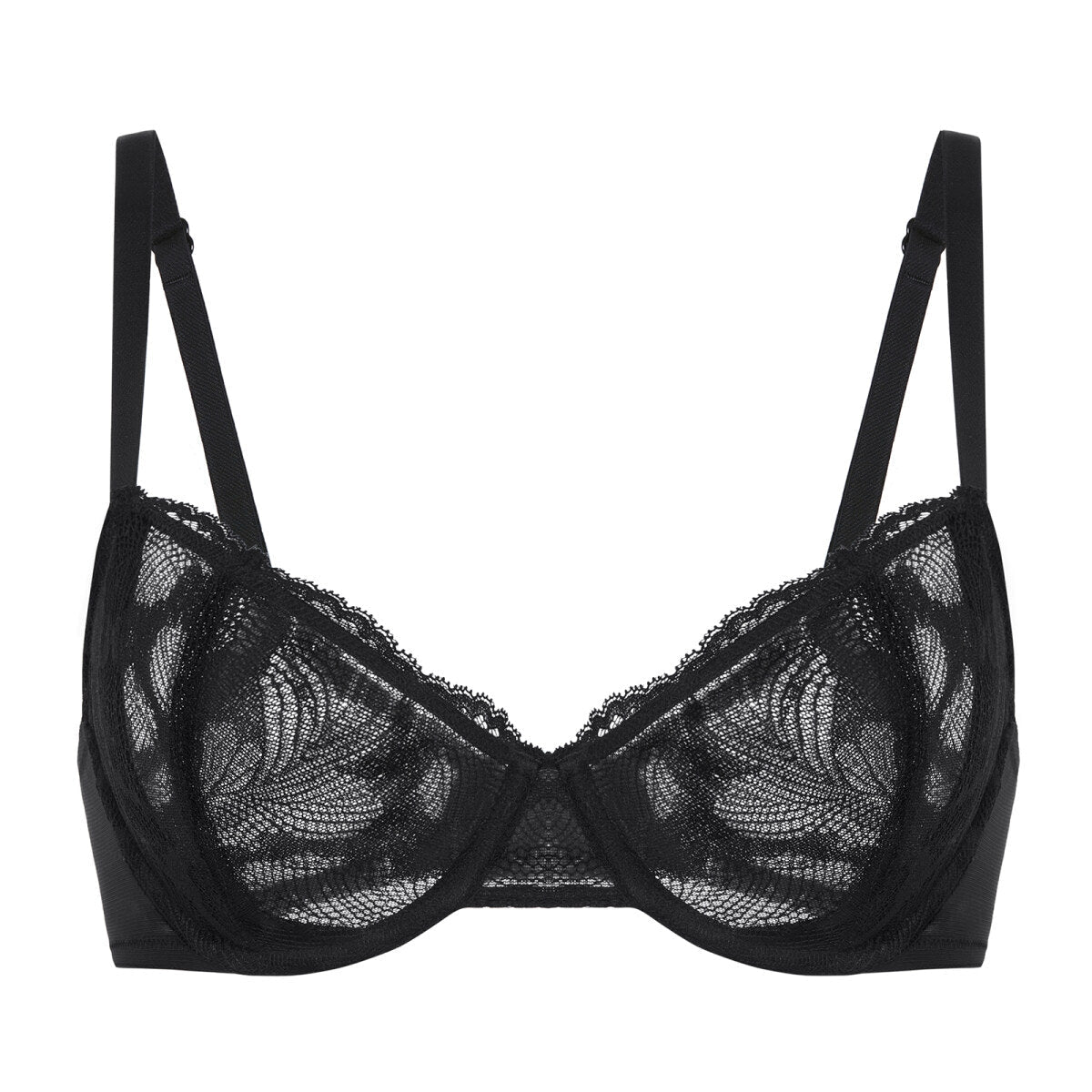 Plus Size Lace Balconette Underwire Bra