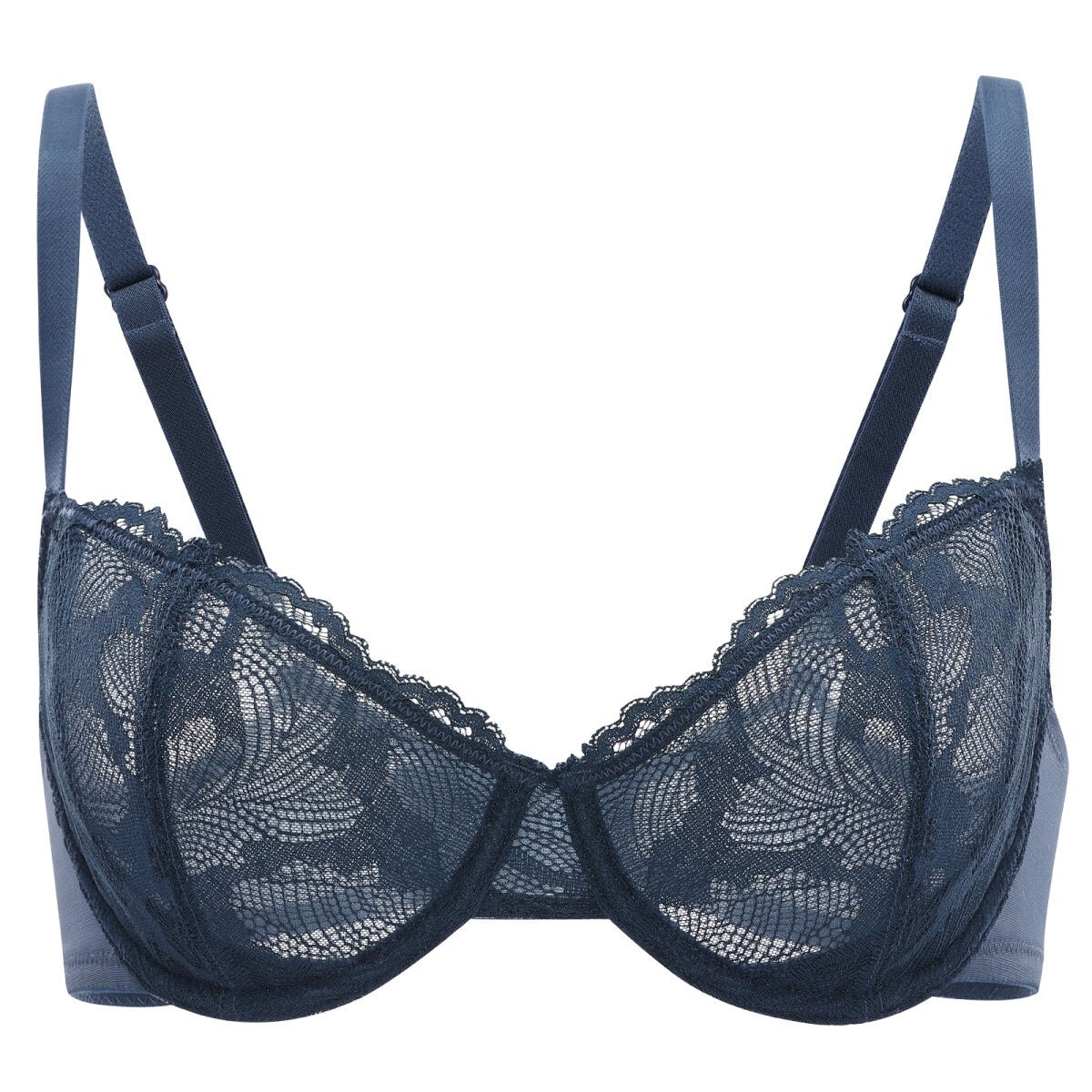 Plus Size Lace Balconette Underwire Bra