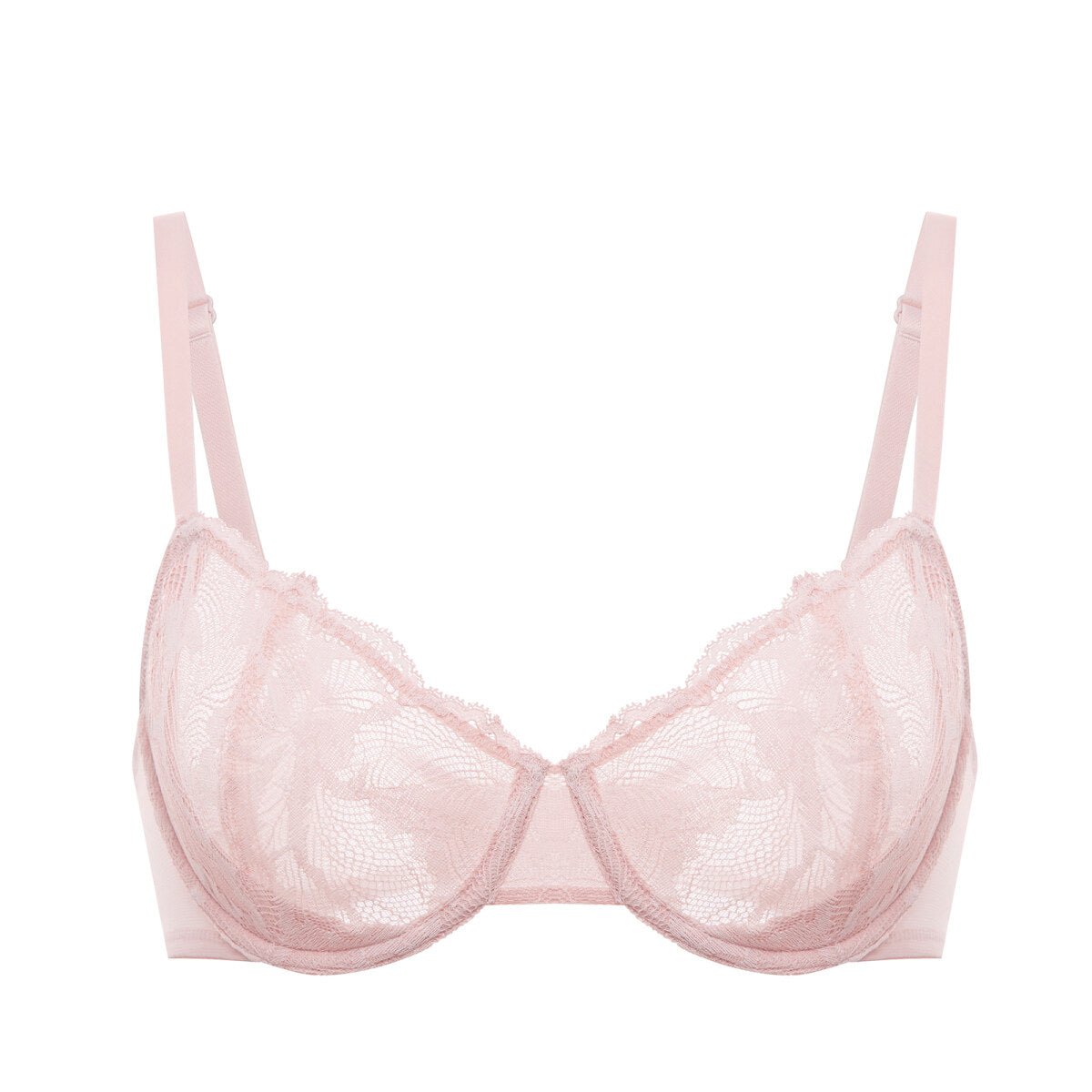 Plus Size Lace Balconette Underwire Bra