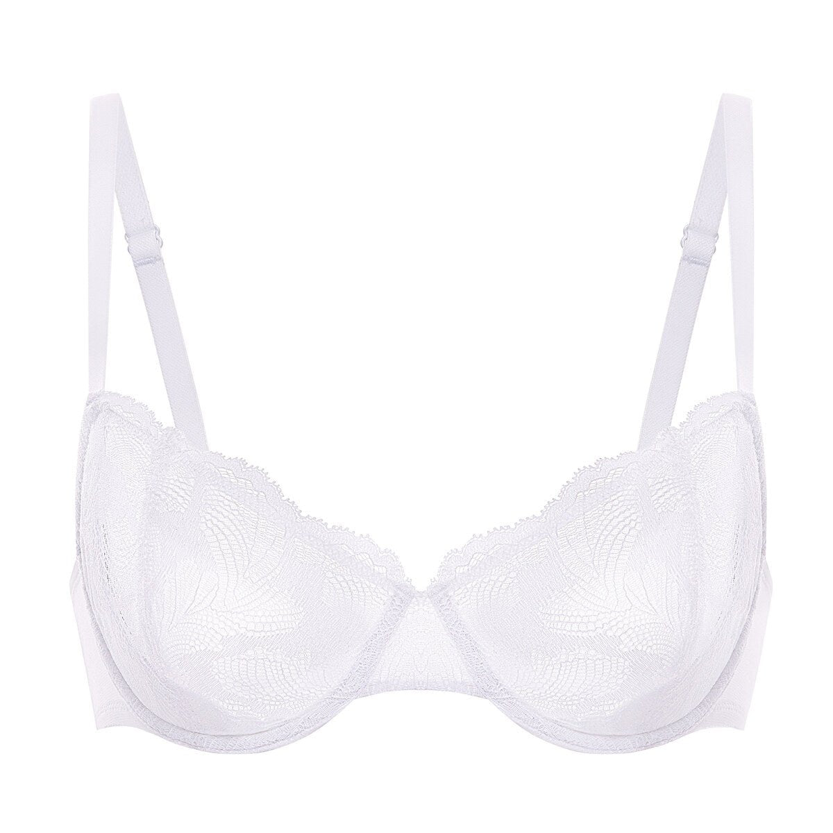 Plus Size Lace Balconette Underwire Bra