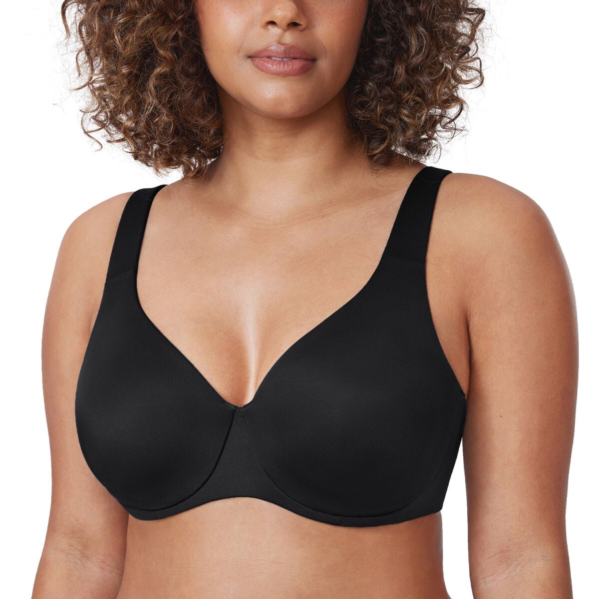 Plus Size Minimizer Underwire Bra – Full Coverage Seamless