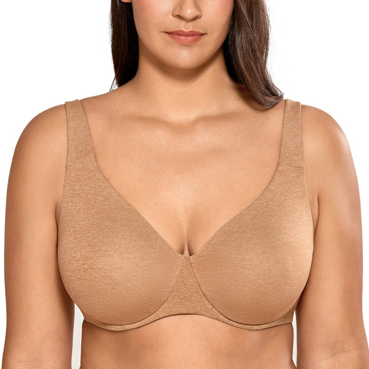 Plus Size Minimizer Underwire Bra – Full Coverage Seamless