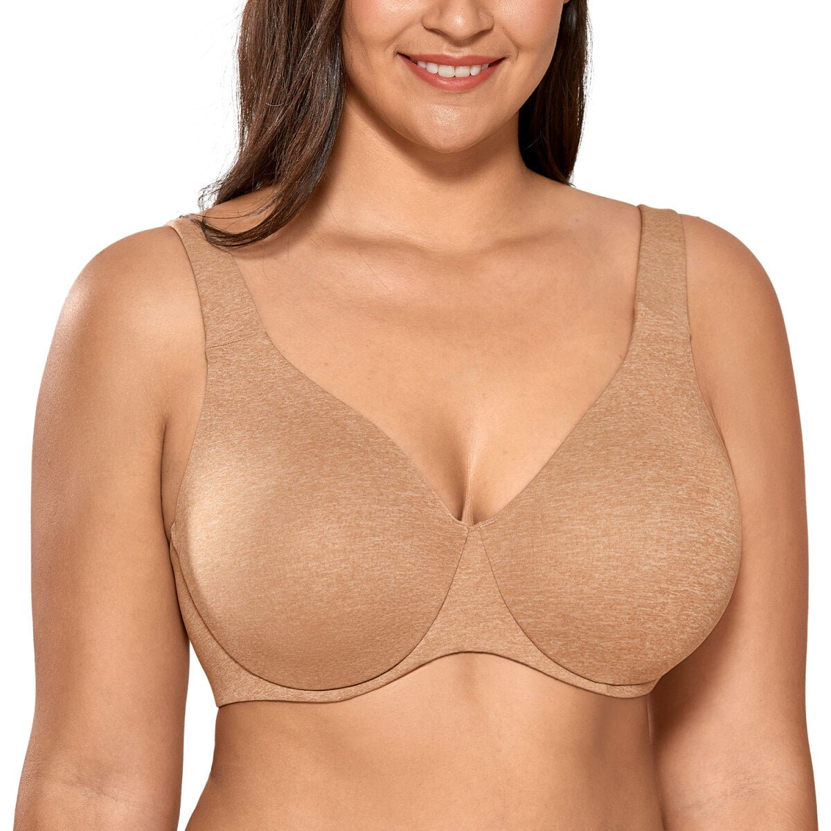 Plus Size Minimizer Underwire Bra – Full Coverage Seamless