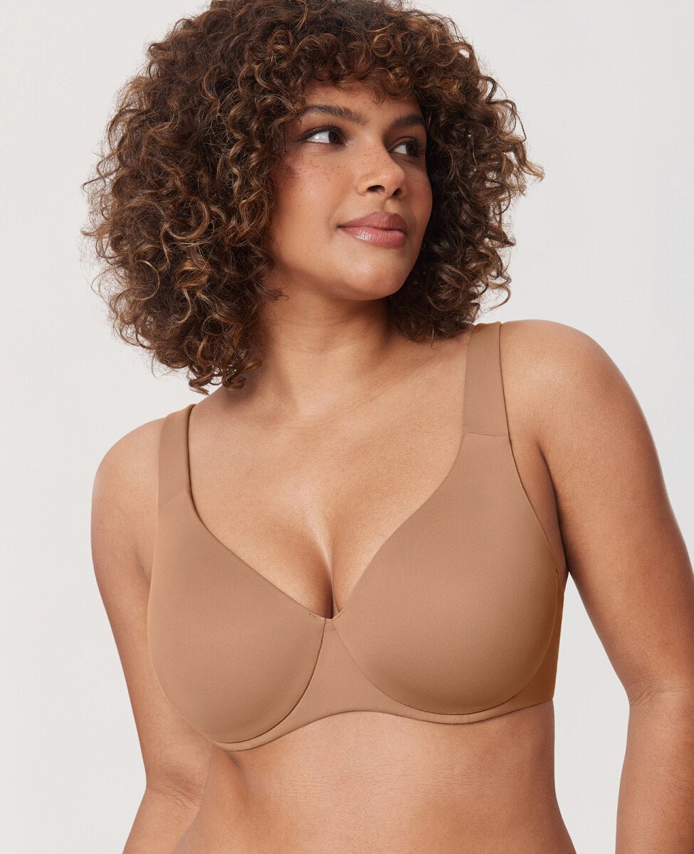 Plus Size Minimizer Underwire Bra – Full Coverage Seamless