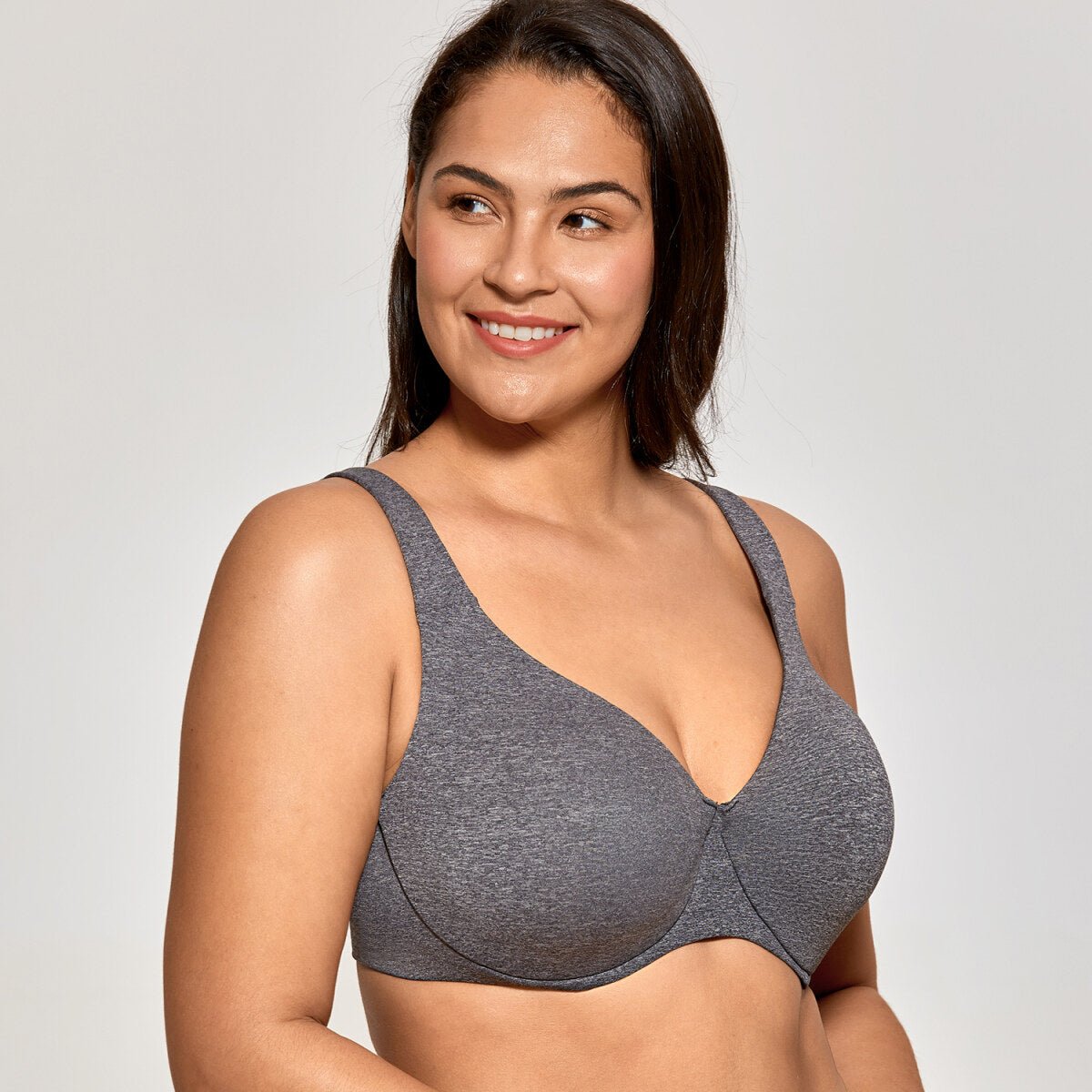 Plus Size Minimizer Underwire Bra – Full Coverage Seamless