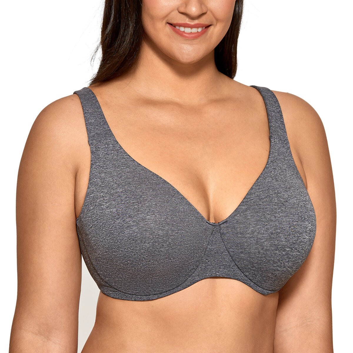 Plus Size Minimizer Underwire Bra – Full Coverage Seamless