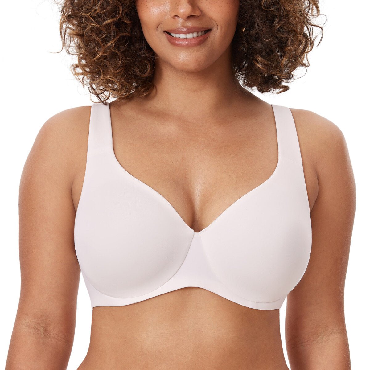 Plus Size Minimizer Underwire Bra – Full Coverage Seamless