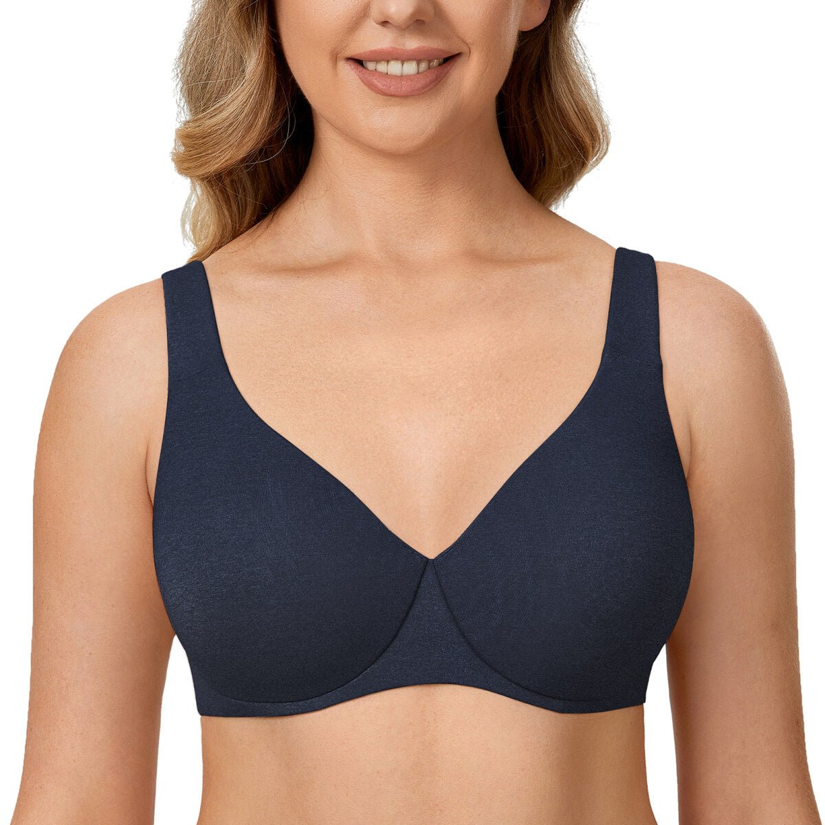 Plus Size Minimizer Underwire Bra – Full Coverage Seamless