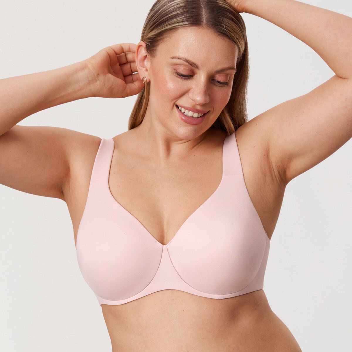 Plus Size Minimizer Underwire Bra – Full Coverage Seamless
