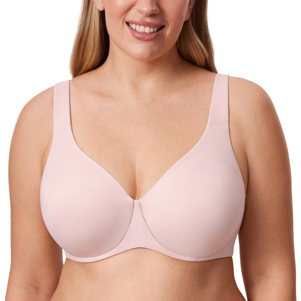 Plus Size Minimizer Underwire Bra – Full Coverage Seamless