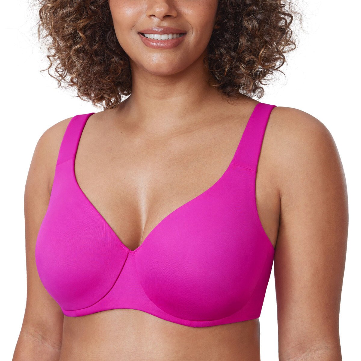 Plus Size Minimizer Underwire Bra – Full Coverage Seamless
