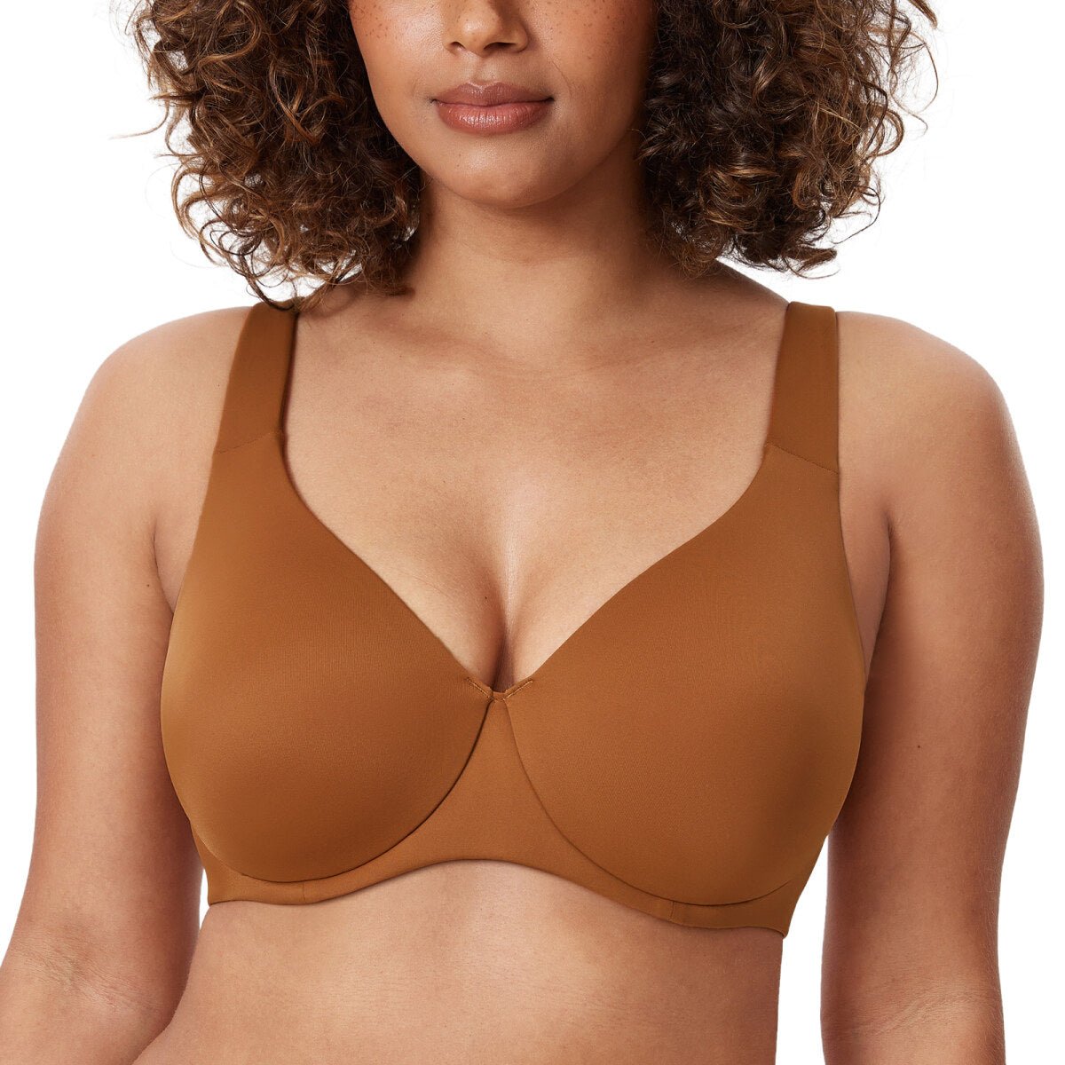 Plus Size Minimizer Underwire Bra – Full Coverage Seamless