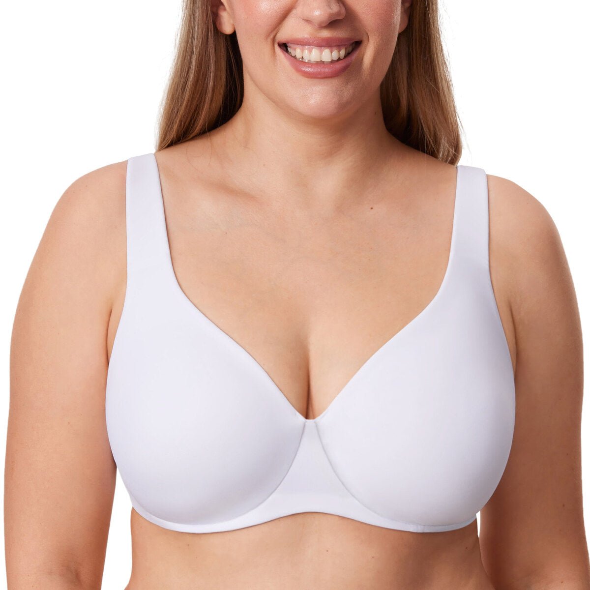 Plus Size Minimizer Underwire Bra – Full Coverage Seamless