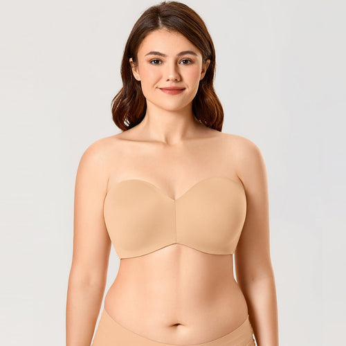 Plus Size Strapless Minimizer Bra