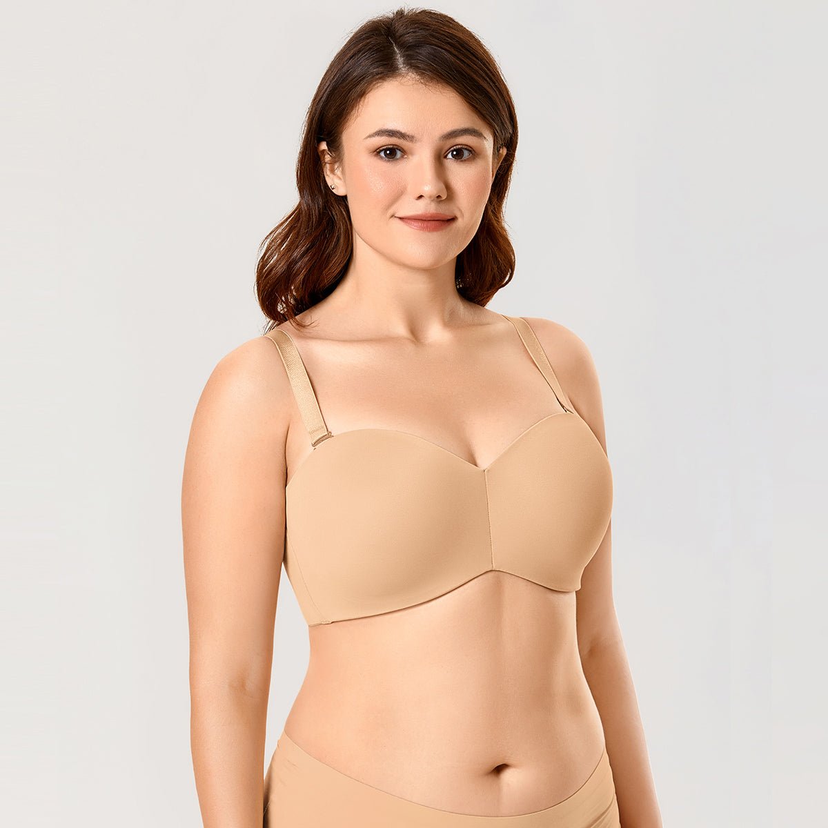 Plus Size Strapless Minimizer Bra
