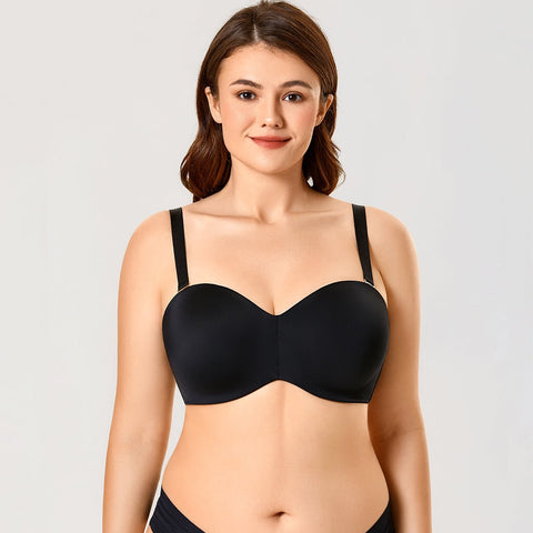 Plus Size Strapless Minimizer Bra