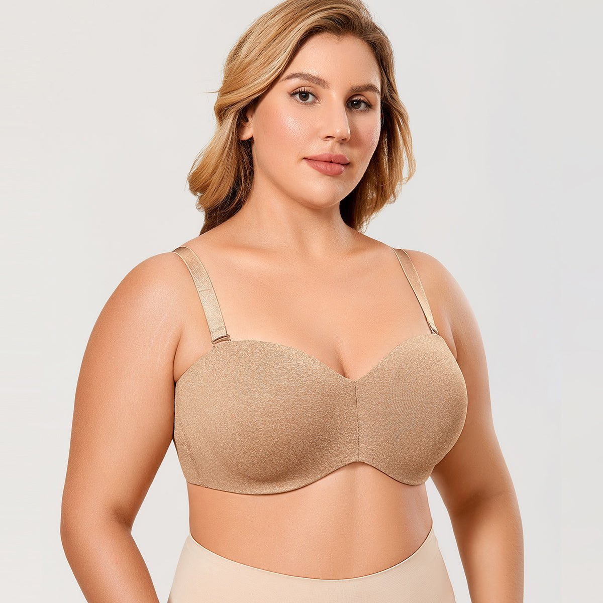Plus Size Strapless Minimizer Bra