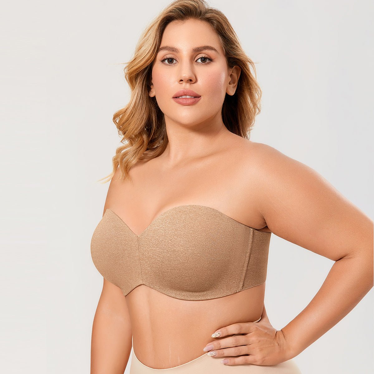 Plus Size Strapless Minimizer Bra