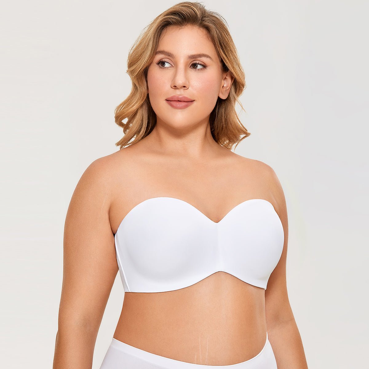 Plus Size Strapless Minimizer Bra