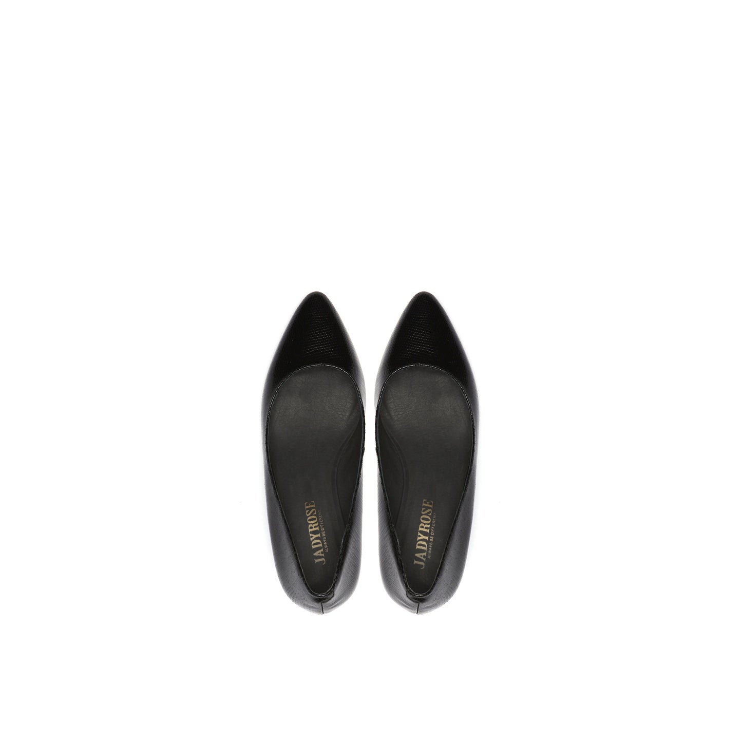 pointed toe glass block heels all black 6