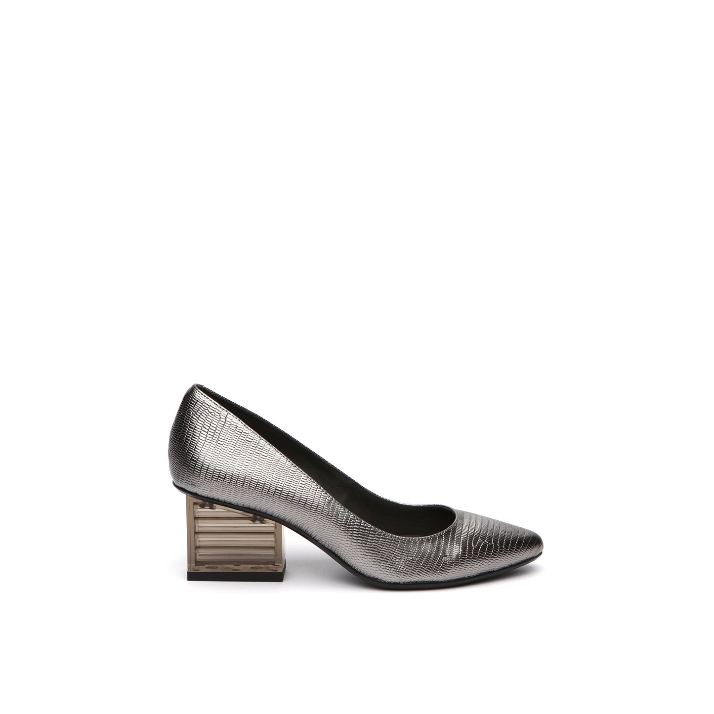 pointed toe glass block heels all gun 3