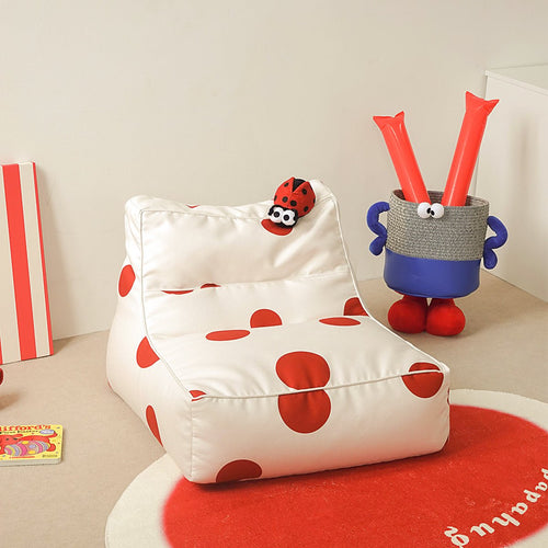 Polka Dot Lady Bug Bean Bag Chair - 0cm