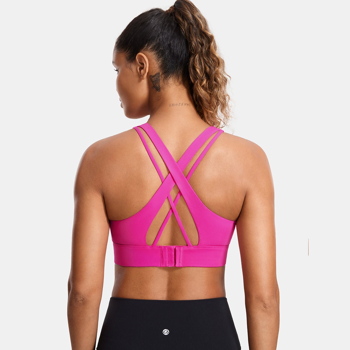 Power On Zip Front Racerback High Impact Sports Bra