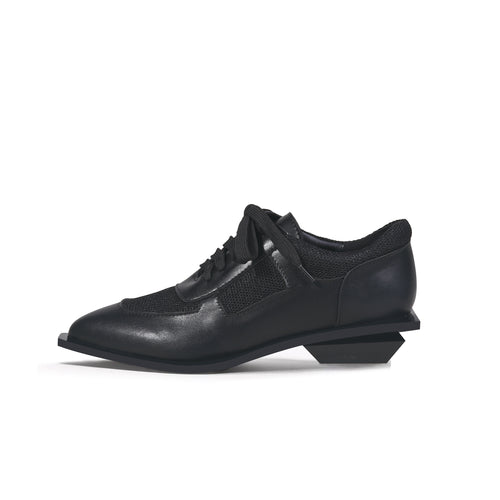 premium leather dress shoes all black 1