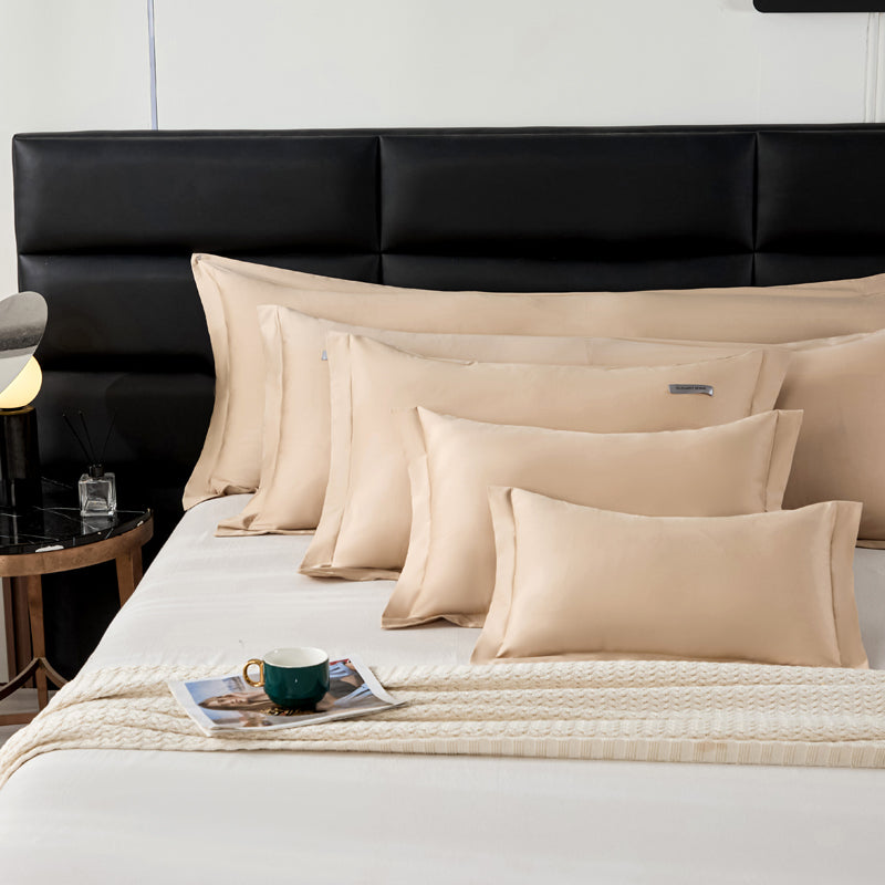 Premium Pure Long Staple Cotton Pillowcase Pair