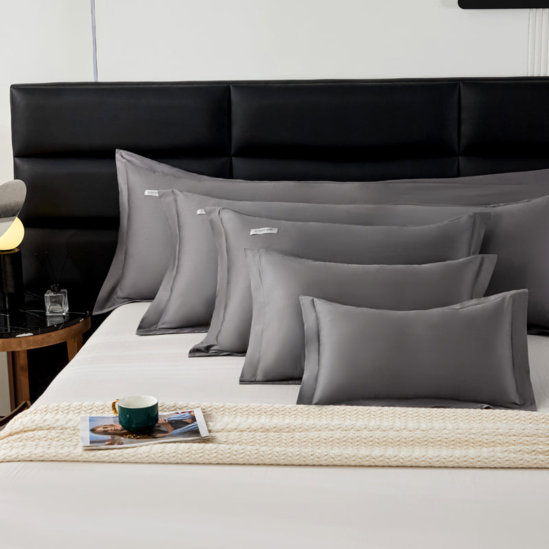 Premium Pure Long Staple Cotton Pillowcase Pair