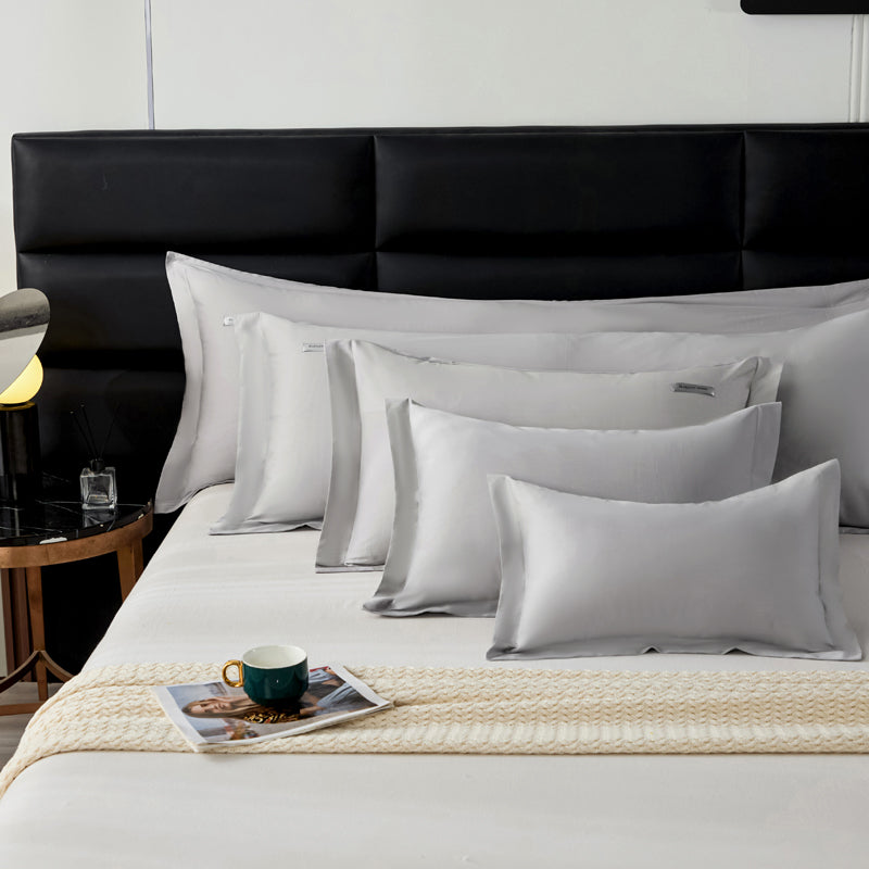 Premium Pure Long Staple Cotton Pillowcase Pair