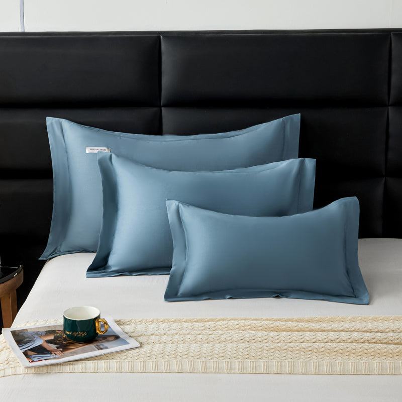 Premium Pure Long Staple Cotton Pillowcase Pair