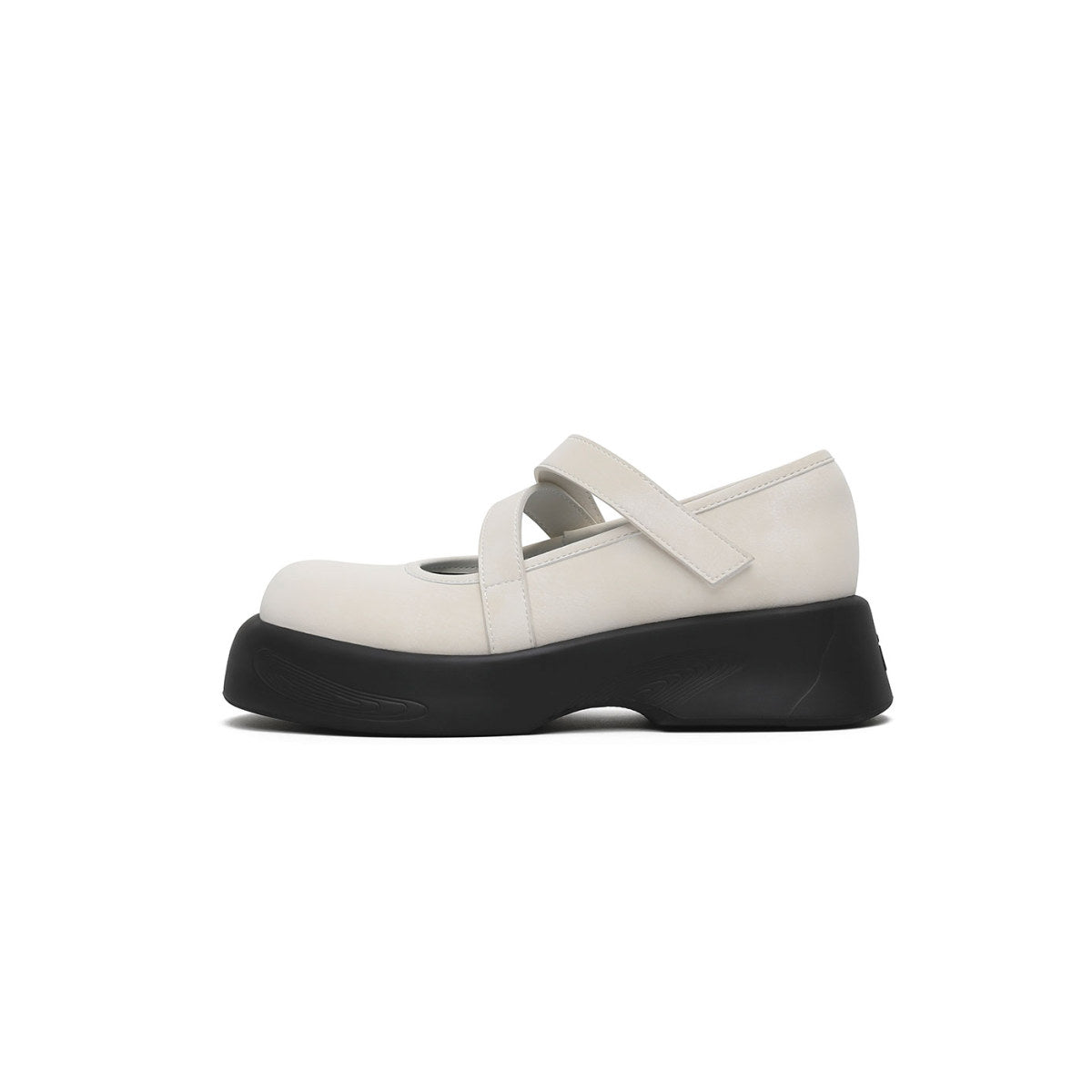 preppy girl mary jane shoes all white 1